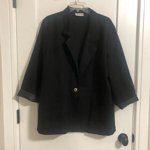 Black- Oversize Blazer - Size (S)